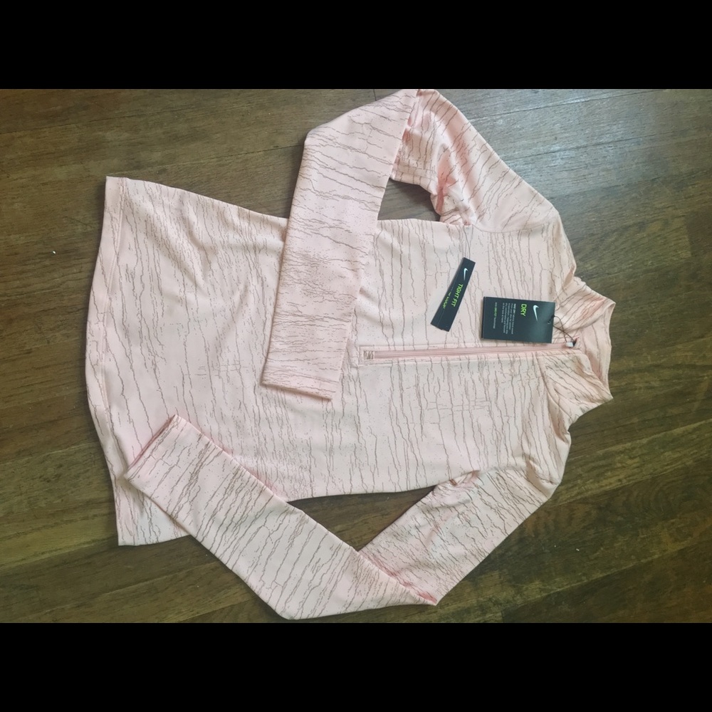 XS Nike Dry Fit Training zip up ( rose pink)